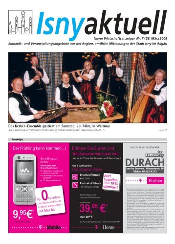 Isny Aktuell 26.03.2008