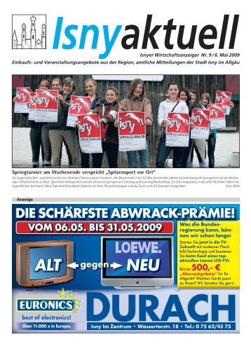 Isny Aktuell 06.05.2009