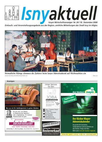 Isny Aktuell 10.12.2008