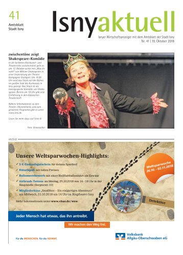 Isny Aktuell 10.10.2018