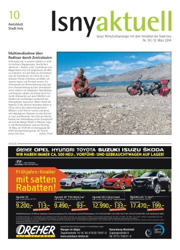 Isny Aktuell 12.03.2014