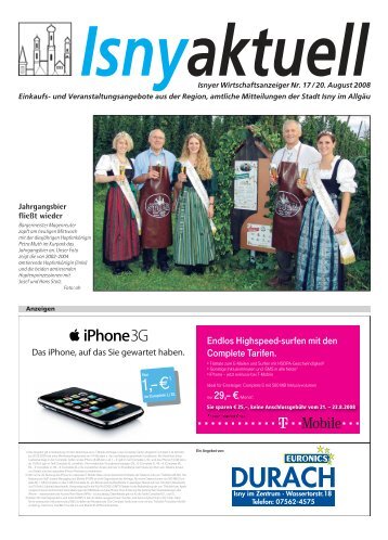 Isny Aktuell 20.08.2008
