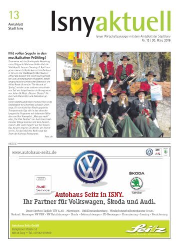 Isny Aktuell 30.03.2016