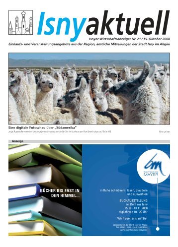 Isny Aktuell 15.10.2008