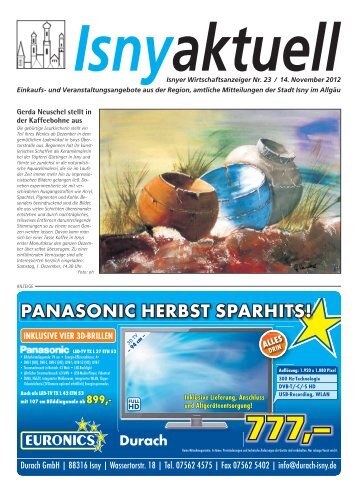 Isny Aktuell 14.11.2012