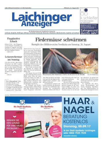 Laichinger Anzeiger 23.08.2017