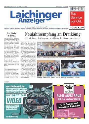 Laichinger Anzeiger 03.01.2018