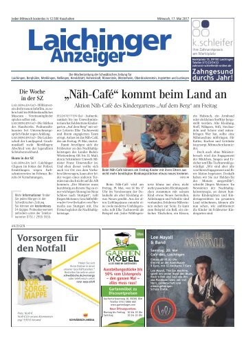 Laichinger Anzeiger 17.05.2017