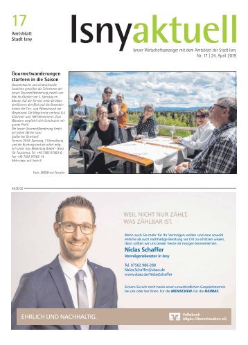 Isny Aktuell 24.04.2019