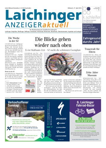 Laichinger Anzeiger 27.04.2016