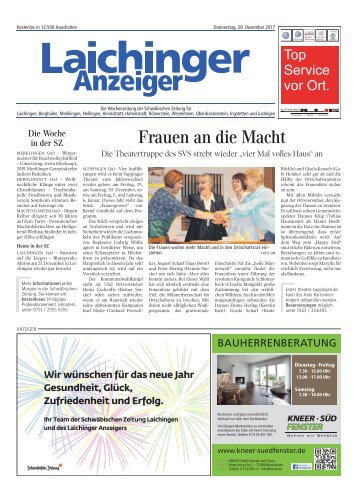 Laichinger Anzeiger 28.12.2017
