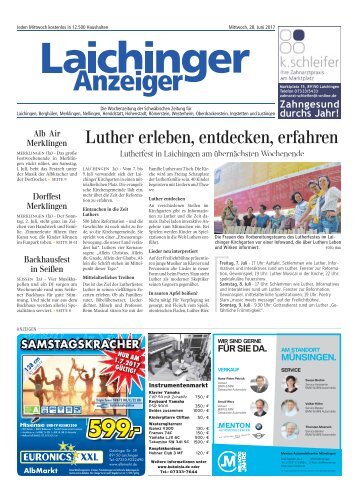 Laichinger Anzeiger 28.06.2017