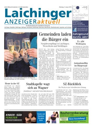 Laichinger Anzeiger 05.01.2016