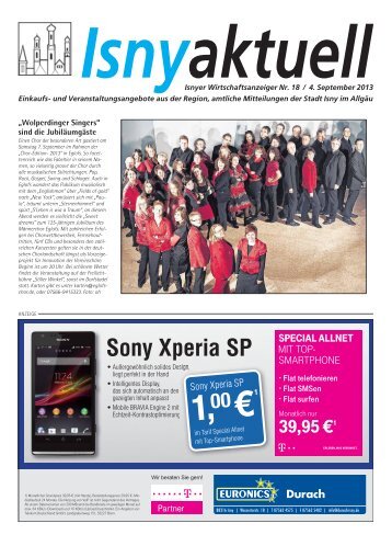 Isny Aktuell 04.09.2013