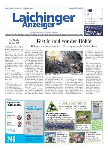 Laichinger Anzeiger 31.05.2017