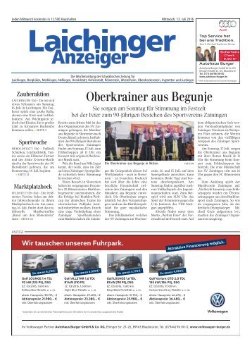 Laichinger Anzeiger 13.07.2016