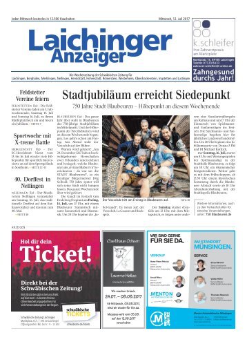 Laichinger Anzeiger 12.07.2017