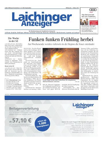 Laichinger Anzeiger 01.03.2017