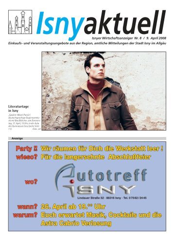 Isny Aktuell 09.04.2008