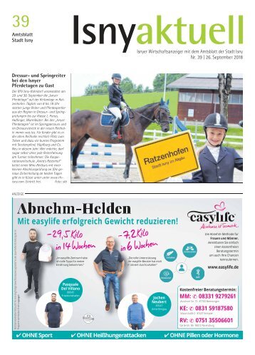 Isny Aktuell 26.09.2018