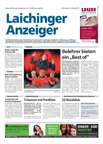 Laichinger Anzeiger 04.05.2011