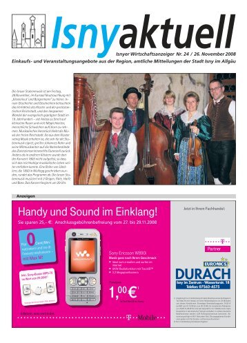 Isny Aktuell 26.11.2008