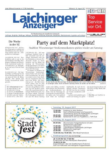 Laichinger Anzeiger 16.08.2017