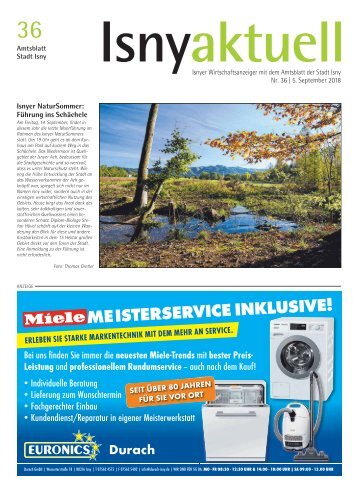 Isny Aktuell 05.09.2018