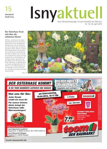 Isny Aktuell 16.04.2014