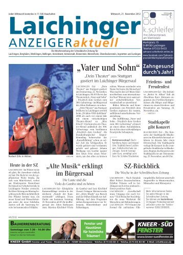Laichinger Anzeiger 21.11.2012