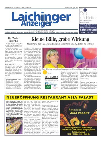 Laichinger Anzeiger 05.04.2017