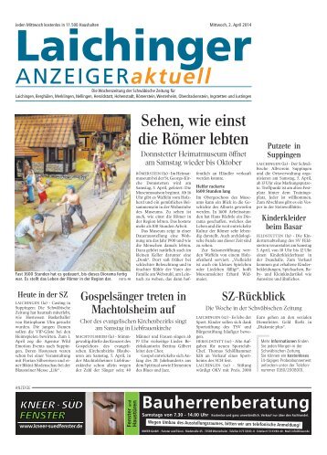 Laichinger Anzeiger 02.04.2014