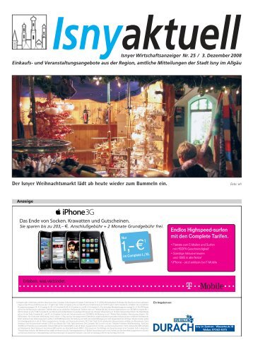 Isny Aktuell 03.12.2008