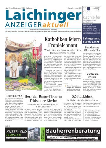 Laichinger Anzeiger 18.06.2014