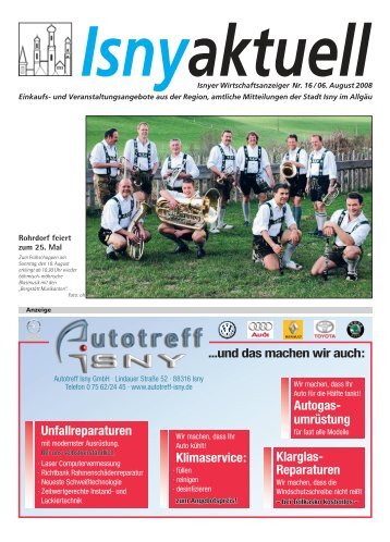 Isny Aktuell 06.08.2008
