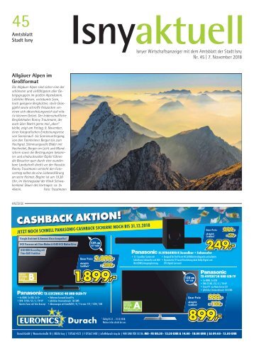 Isny Aktuell 07.11.2018