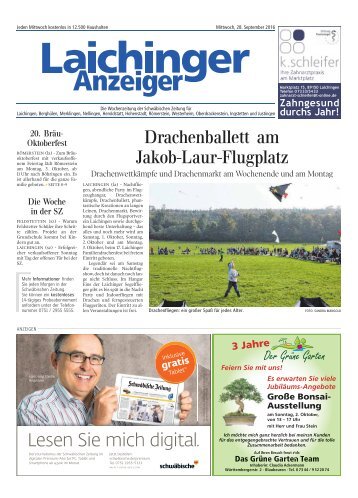 Laichinger Anzeiger 28.09.2016