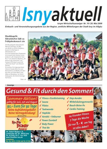 Isny Aktuell 20.05.2009
