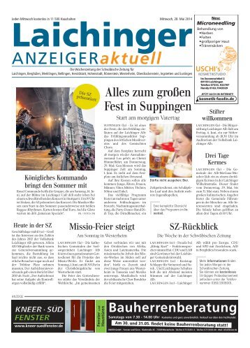 Laichinger Anzeiger 28.05.2014