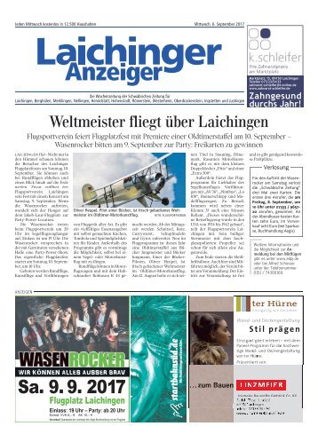 Laichinger Anzeiger 06.09.2017