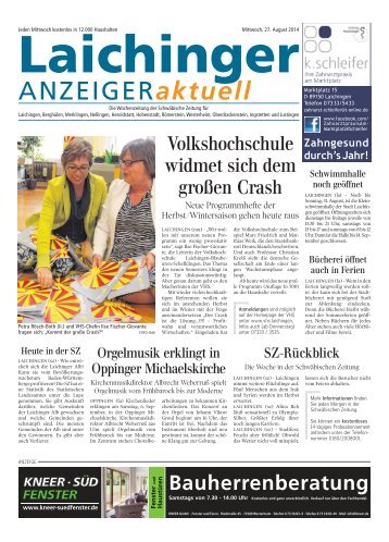 Laichinger Anzeiger 27.08.2014