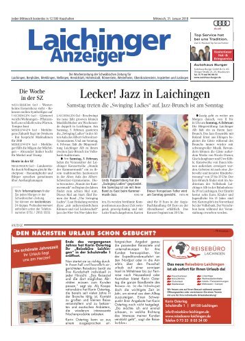 Laichinger Anzeiger 31.01.2018