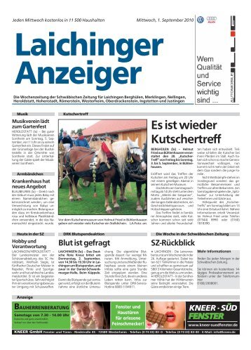 Laichinger Anzeiger 01.09.2010