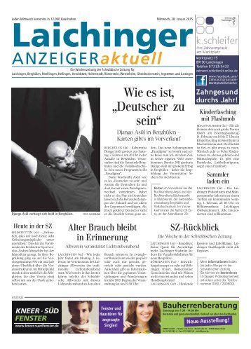 Laichinger Anzeiger 28.01.2015
