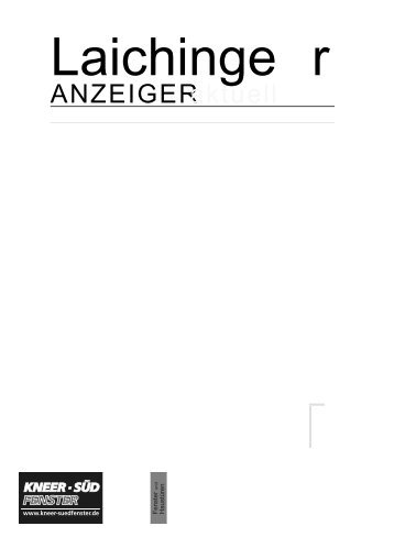 Laichinger Anzeiger 23.12.2014