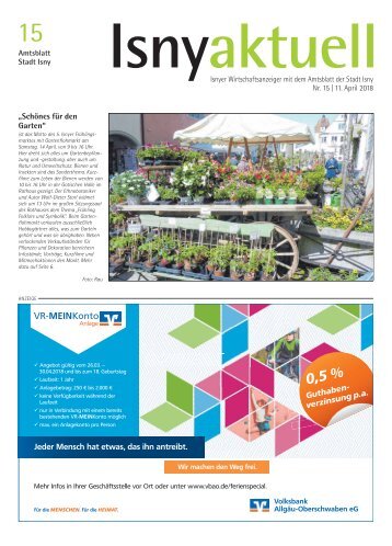 Isny Aktuell 11.04.2018