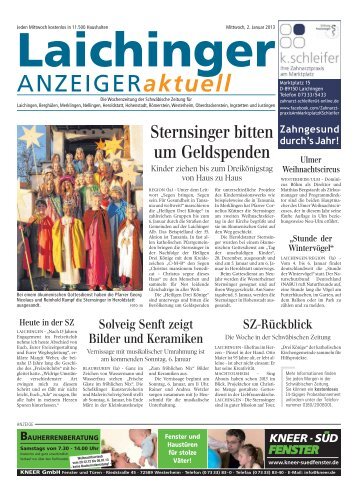 Laichinger Anzeiger 02.01.2013