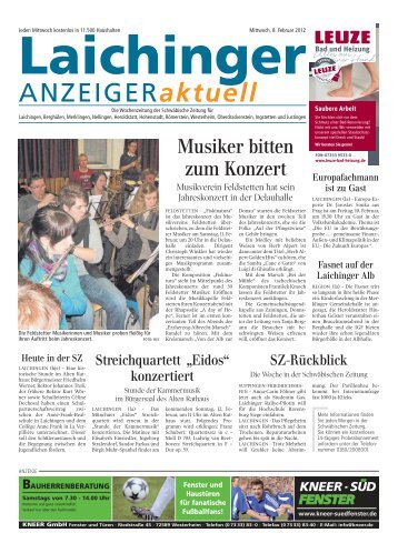 Laichinger Anzeiger 08.02.2012