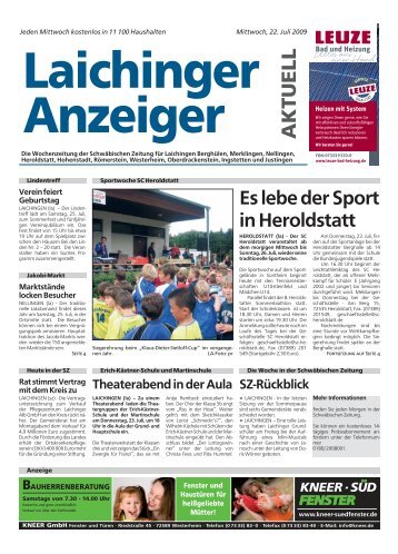Laichinger Anzeiger 22.07.2009