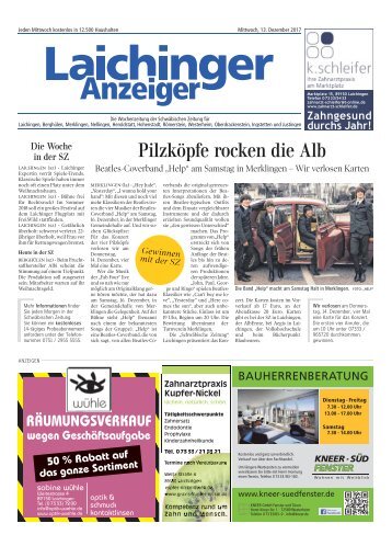 Laichinger Anzeiger 13.12.2017